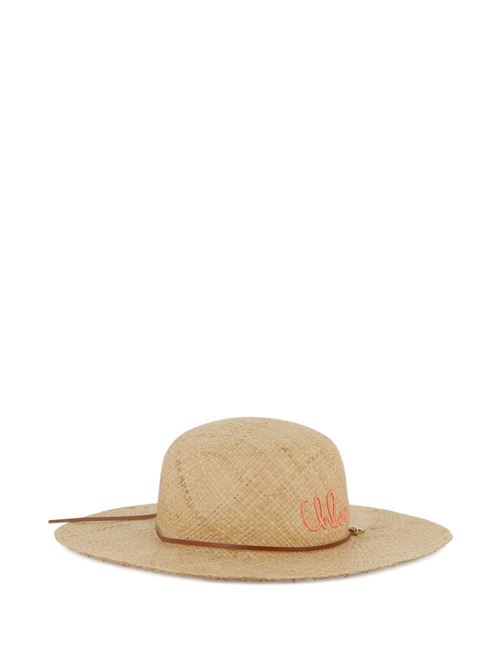 Cappello bambina Chloé in paglia naturale Chloe' Kids | C2086843A